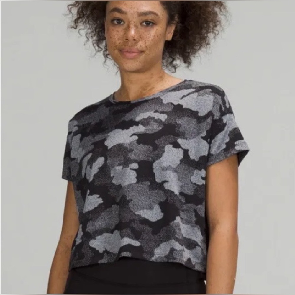 Lululemon Cates Training Tee - Heritage Speckled NWOT